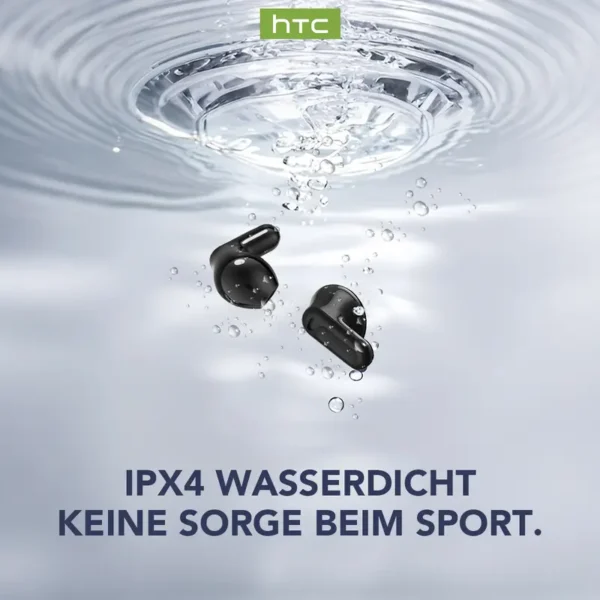 HTC - NE20 OWS Wireless In-Ear-Kopfhörer, Bluetooth 5,4, Gaming-Ohrhörer, LCD-Display, Ladeetui, HIFI-Klangqualität, Unterstützung 134 Sprachumschaltung - Image 5